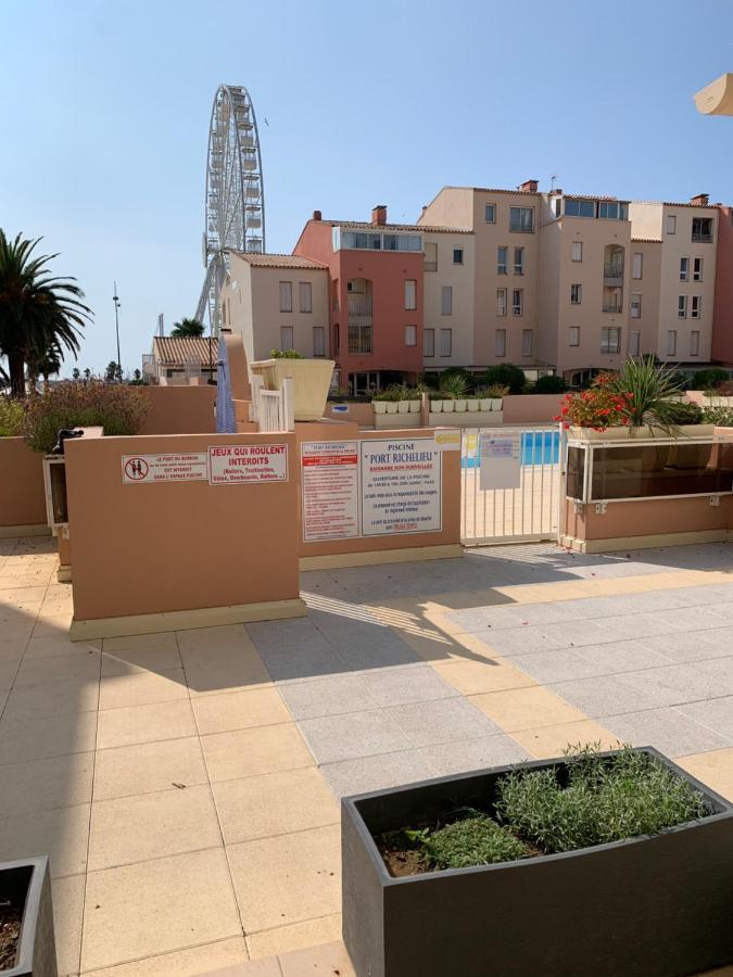 Appartamento Grand T3 piscine, garage centre port Agde Esterno foto