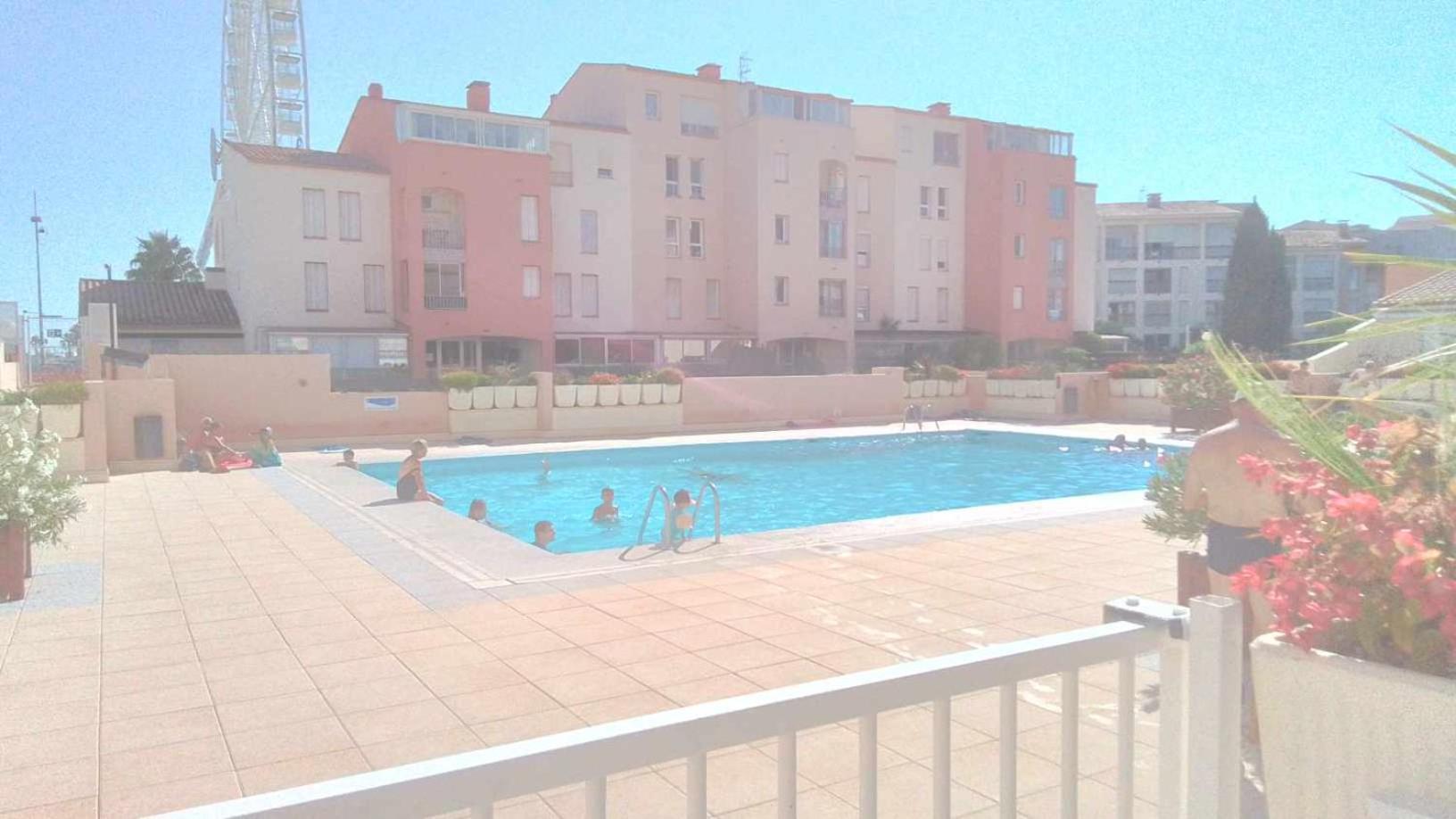 Appartamento Grand T3 piscine, garage centre port Agde Esterno foto