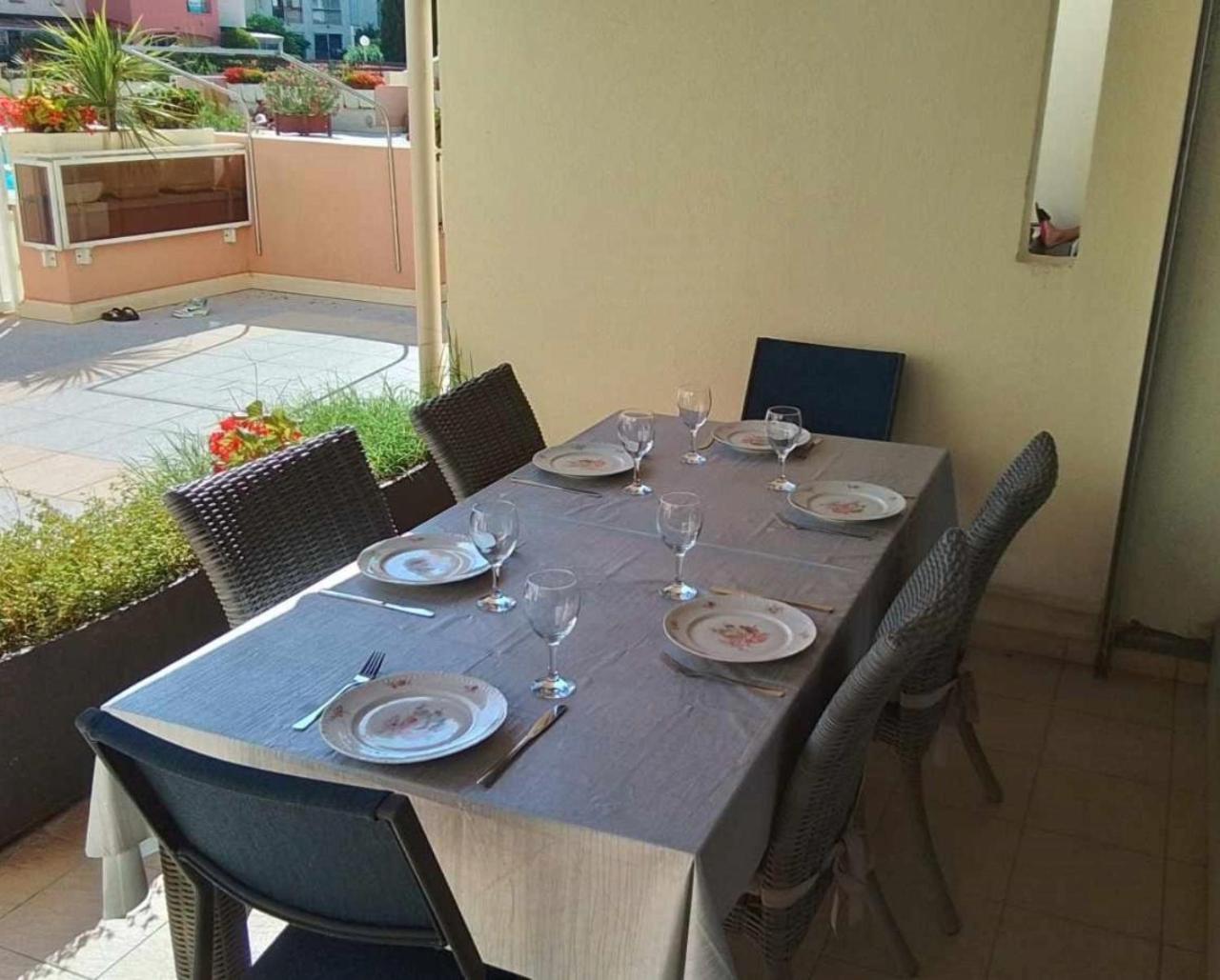 Appartamento Grand T3 piscine, garage centre port Agde Esterno foto